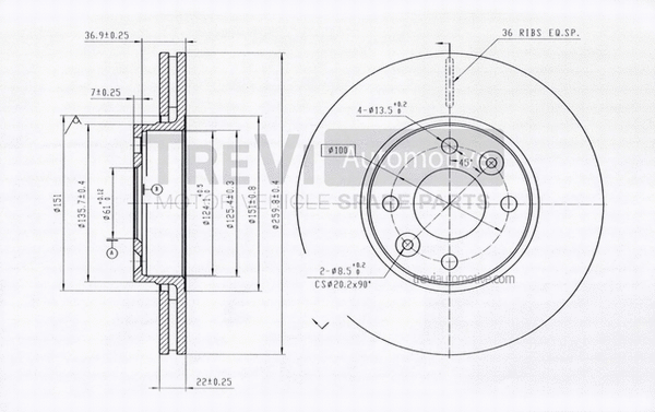 Brake Disc (BD1164)