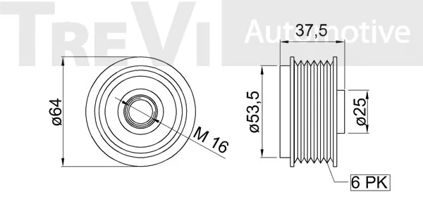 Alternator Freewheel Clutch