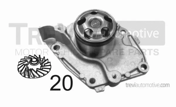 Water Pump, engine cooling (TP1195)