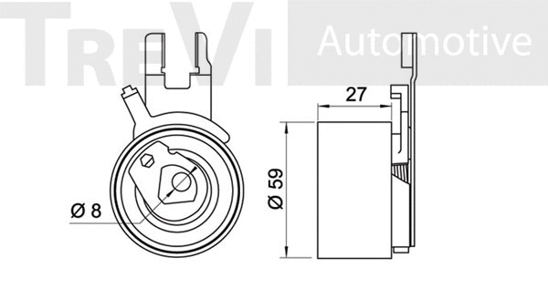 Tensioner Pulley, timing belt