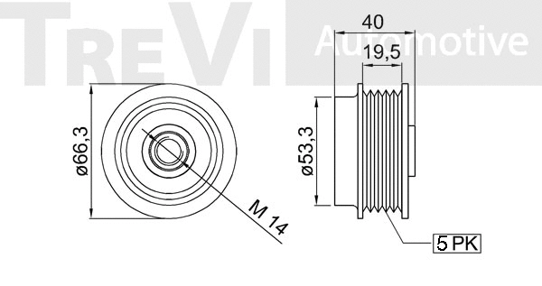 Alternator Freewheel Clutch