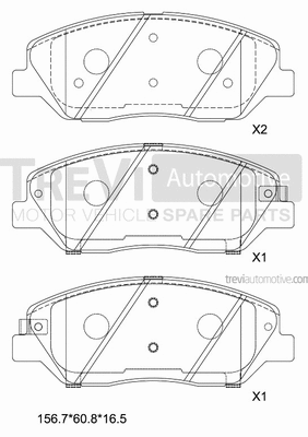 Brake Pad Set, disc brake (PF1391)
