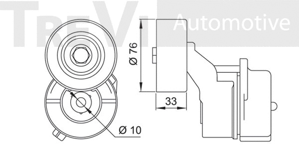 Tensioner Lever, V-ribbed belt