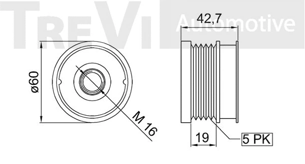 Alternator Freewheel Clutch