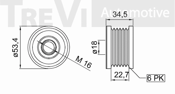 Alternator Freewheel Clutch