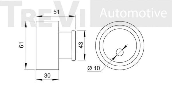 Tensioner Pulley, timing belt
