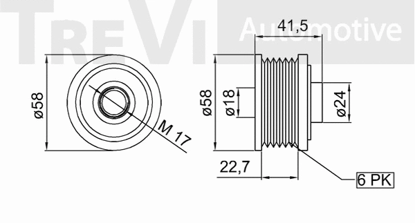 Alternator Freewheel Clutch