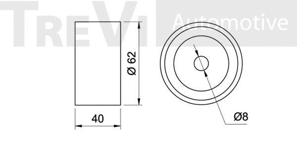 Tensioner Pulley, timing belt