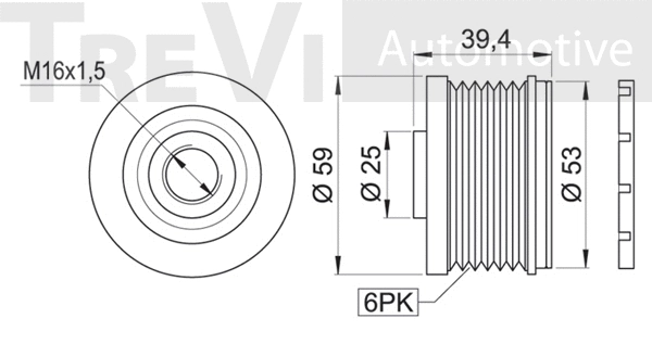 Alternator Freewheel Clutch