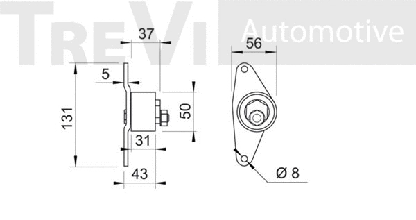 Tensioner Pulley, timing belt