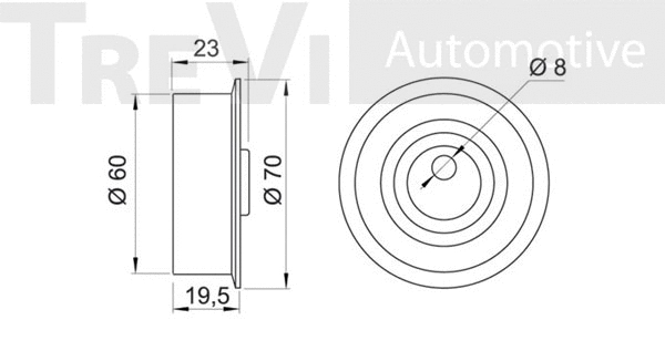 Tensioner Pulley, timing belt