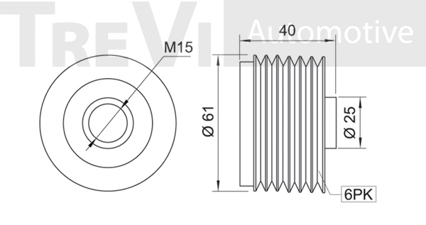 Alternator Freewheel Clutch