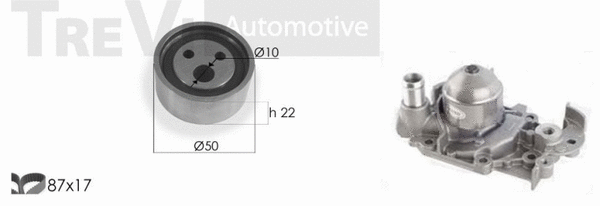 Water Pump & Timing Belt Kit (KD1078HP)