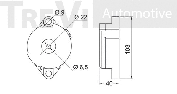 Tensioner Lever, V-ribbed belt