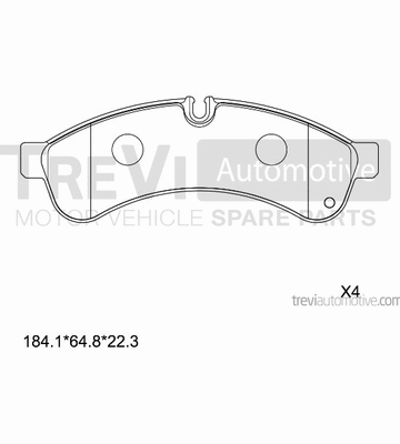 Brake Pad Set, disc brake (PF1658)