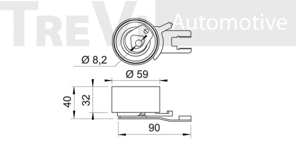 Tensioner Pulley, timing belt