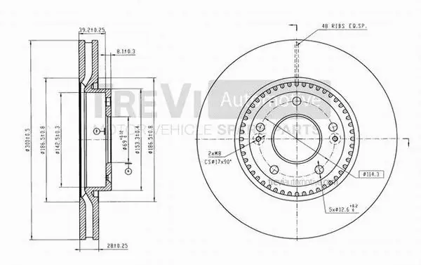 Brake Disc (BD1230)