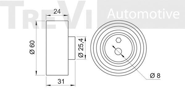 Tensioner Pulley, timing belt