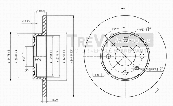 Brake Disc (BD1015)