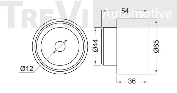 Deflection/Guide Pulley, timing belt