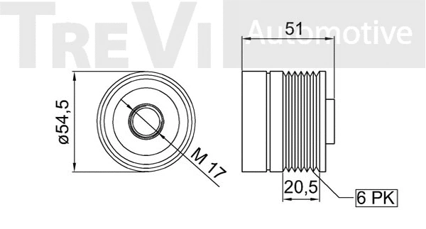 Alternator Freewheel Clutch