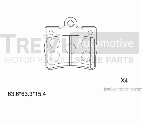Brake Pad Set, disc brake (PF1058)