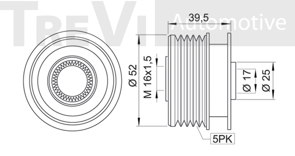 Alternator Freewheel Clutch