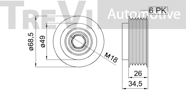 Alternator Freewheel Clutch