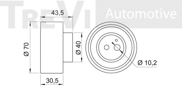Tensioner Pulley, timing belt