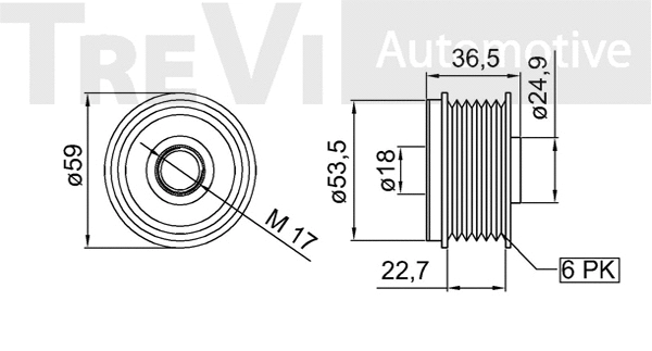 Alternator Freewheel Clutch