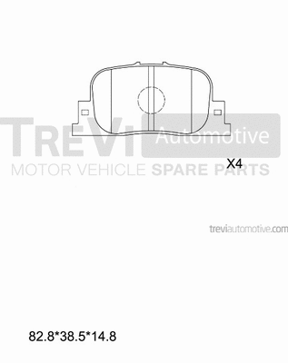 Brake Pad Set, disc brake (PF1152)