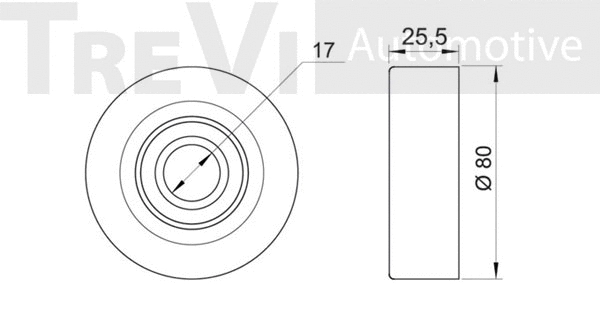 Tensioner Pulley, V-ribbed belt