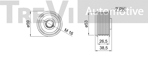 Alternator Freewheel Clutch