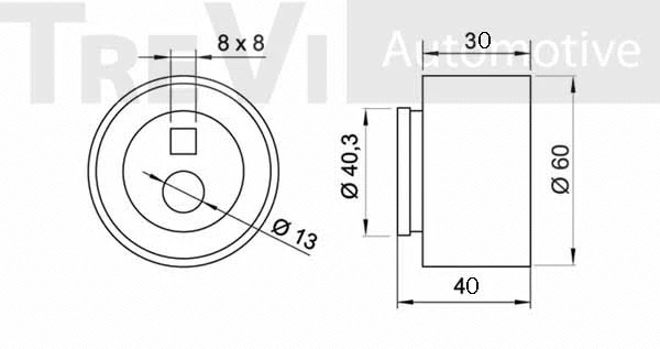 Tensioner Pulley, timing belt