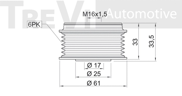 Alternator Freewheel Clutch