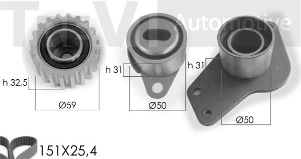 Timing Belt Kit (KD1018)