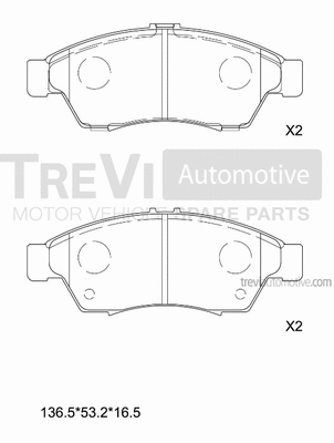 Brake Pad Set, disc brake (PF1155)