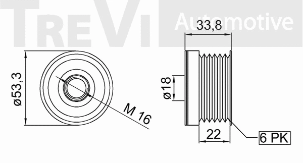 Alternator Freewheel Clutch