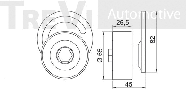 Tensioner Pulley, V-ribbed belt