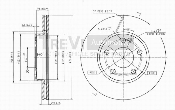 Brake Disc (BD1148)