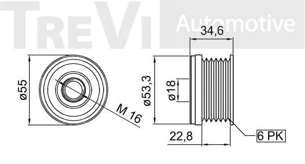 Alternator Freewheel Clutch