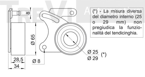 Tensioner Pulley, timing belt
