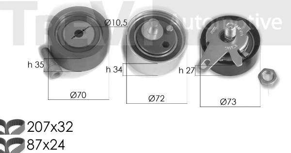 Timing Belt Kit (KD1294)
