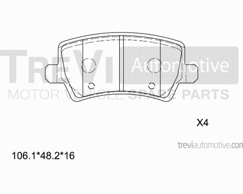 Brake Pad Set, disc brake (PF1311)