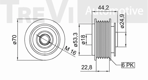 Alternator Freewheel Clutch