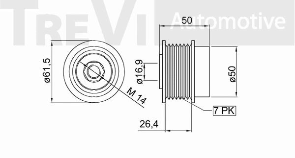Alternator Freewheel Clutch