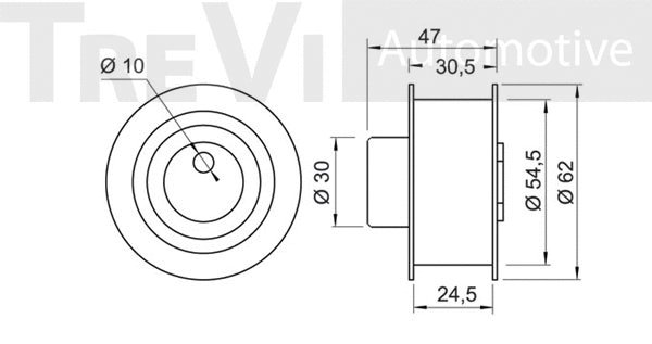Tensioner Pulley, timing belt