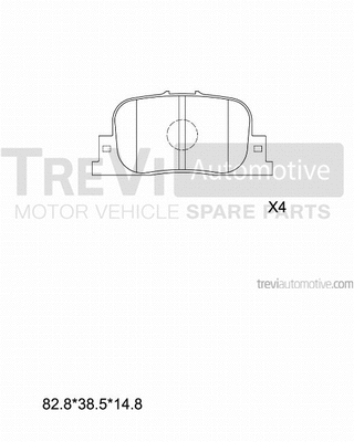 Brake Pad Set, disc brake (PF1225)