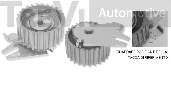 Tensioner Pulley, timing belt (TD1287)