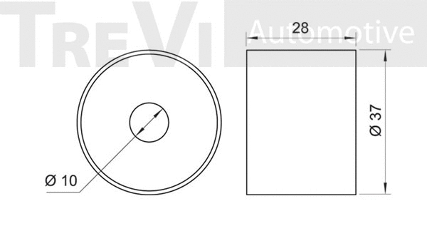 Deflection/Guide Pulley, timing belt